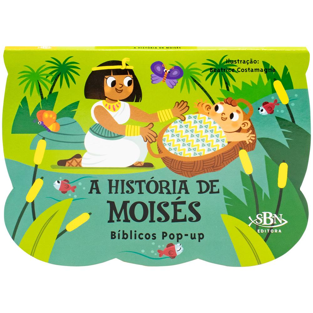 9786556178493 - LIVRO BIBLICOS POP UP HISTORIA DE MOISES A 1167901 TODO LIVRO