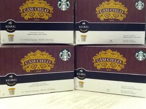 9787621915357 - STARBUCKS CASI CIELO K CUPS 4 BOXES OF 12CT (48CT CUPS TOTAL)