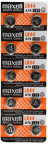 9787884890361 - MAXELL LR44 BATTERIES 10 PACK