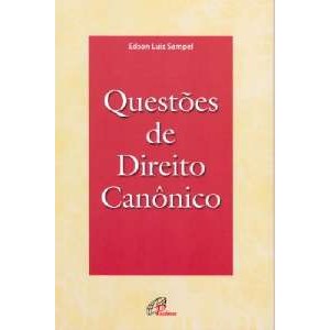 9788535626001 - QUESTOES DE DIREITO CANONICO 181G EDITORA PAULINAS