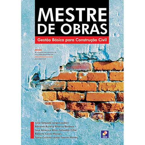 9788536503387 - LIVRO - MESTRE DE OBRAS - GESTÃO BÁSICA PARA CONSTRUÇÃO CIVIL