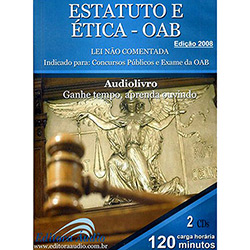 9788560097265 - ESTATUTO E ÉTICA - OAB - CONTÉM 2 CD ´ S - EDITORA ÁUDIO ( 8560097260 )