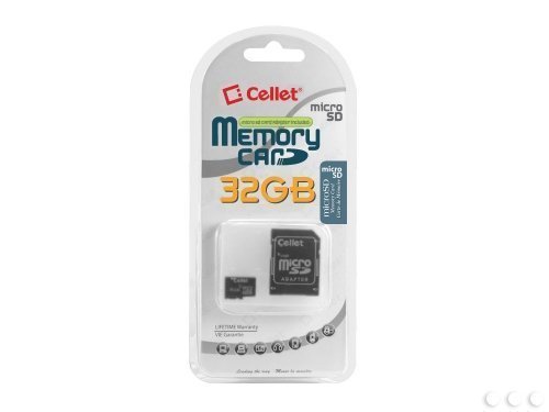 9789876370059 - CELLET 32GB SAMSUNG B3410W MICRO SDHC CARD IS CUSTOM FORMATTED FOR DIGITAL HIGH SPEED, LOSSLESS RECORDING! INCLUDES STANDARD SD ADAPTER.