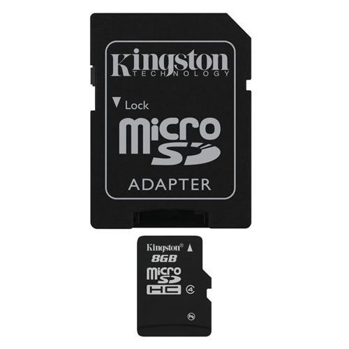 9789983032048 - PROFESSIONAL KINGSTON MICROSDHC 8GB (8 GIGABYTE) CARD FOR MOTOROLA EVERIO GZ-MG330 PHONE WITH CUSTOM FORMATTING AND STANDARD SD ADAPTER. (SDHC CLASS 4 CERTIFIED)