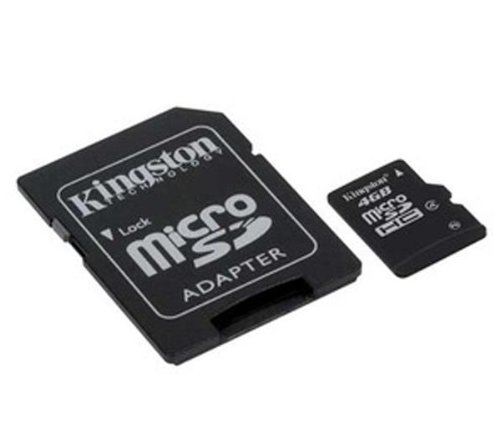 9789983039283 - KINGSTON 8GB CLASS 4 MICROSDHC CARD FLASH MEMORY WITH SD ADAPTER SDC4/8GB