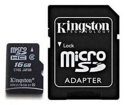9789989407642 - PROFESSIONAL KINGSTON MICROSDHC 16GB (16 GIGABYTE) CARD FOR LENOVO IDEAPAD TABLET PHONE WITH CUSTOM FORMATTING AND STANDARD SD ADAPTER. (SDHC CLASS 4 CERTIFIED)