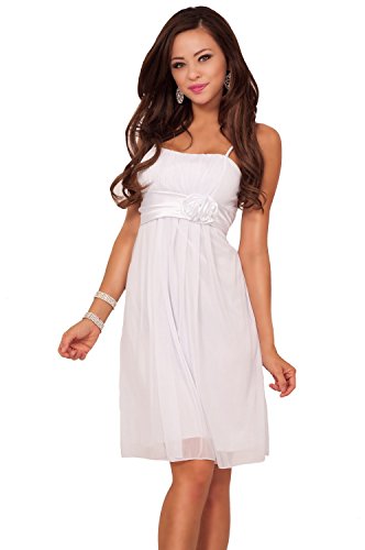 0097914237349 - SHEER SPAGHETTI STRAP FLORAL LAYER EVENING BRIDESMAID SEXY PARTY COCKTAIL DRESS