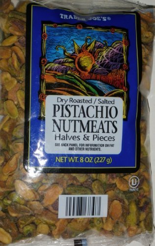0009800006847 - TRADER JOES PISTACHIO, DRY ROASTED - SALTED, SHELLED HALVES & PIECES 2 X 8OZ
