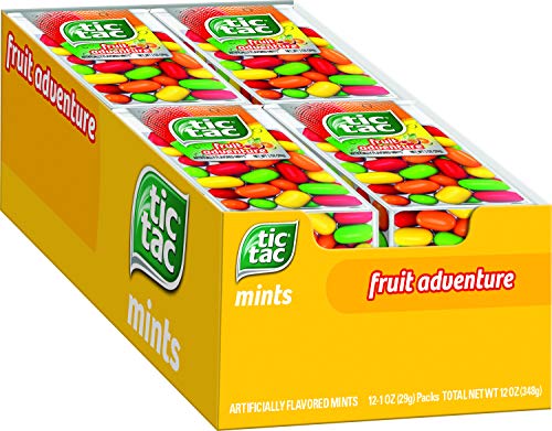 0009800007608 - TIC TAC FRUIT ADVENTURE SINGLES, 1 OUNCE (PACK OF 12)
