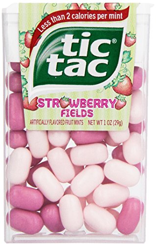 0009800057405 - TIC TAC STRAWBERRY FIELDS SINGLES, 1 OUNCE (PACK OF 12)