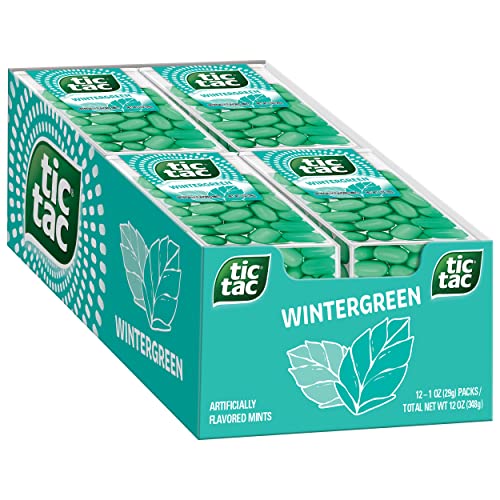 0009800057771 - TIC TAC WINTERGREEN SINGLES, 1 OUNCE (PACK OF 12)