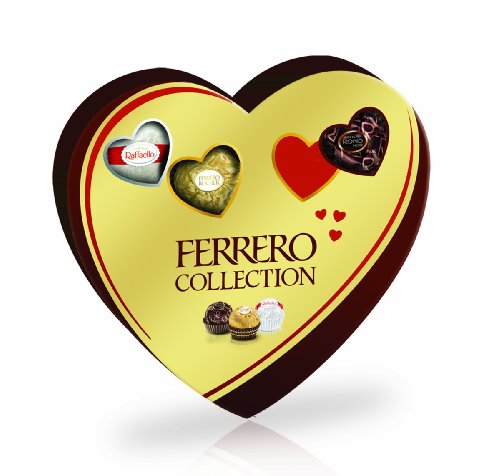0009800206179 - FERRERO COLLECTION HEART GIFT BOX, 10 PIECES, 3.8-OUNCES