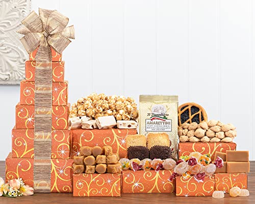 0098009435855 - WINE COUNTRY GIFT BASKETS TOWER OF SWEETS