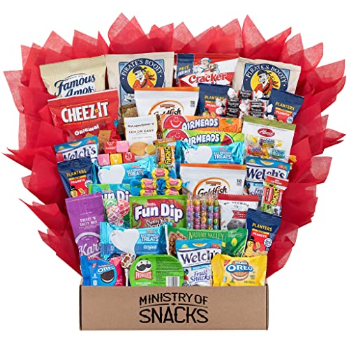 0098009754291 - THE ULTIMATE SNACK VARIETY BOX (60CT.) THE PERFECT JAM PACKED SNACKBOX VARIETY PACK CARE PACKAGE GIFT BASKET FOR ADULTS KIDS SUMMER BREAK CARE PACKAGE