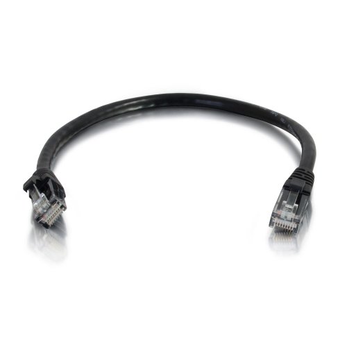 0980286534812 - C2G/CABLES TO GO 15222 CAT5E SNAGLESS UNSHIELDED (UTP) NETWORK PATCH CABLE, BLACK (25 FEET/7.62 METERS)
