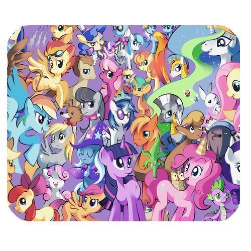 9806523574742 - ROBIN YAM PERSONALIZED MY LITTLE PONY RECTANGLE NON-SLIP RUBBER MOUSEPAD GAMING MOUSE PAD -RYMP15843