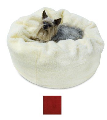 0098198505162 - ZEUS BALL DOG BED SIZE EXTRA SMALL 18 X 11 COLOR RED