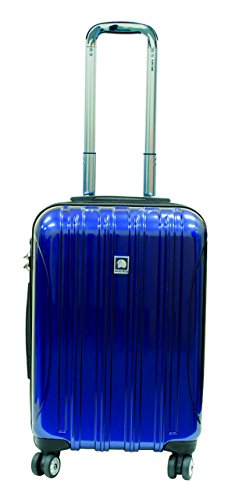 0098307019177 - DELSEY LUGGAGE HELIUM AERO CARRY-ON SPINNER TROLLEY, BLUE, ONE SIZE