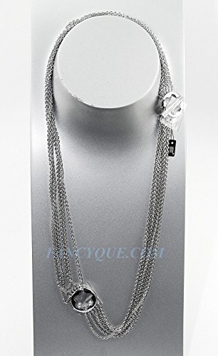 0098343717983 - MONTBLANC CARESS STAR COLLECTION STERLING SILVER LONG NECKLACE GERMANY. IDENT: 38714