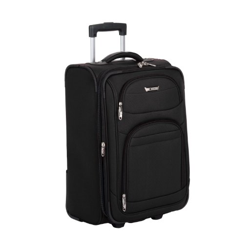 0098376017357 - DELSEY LUGGAGE HELIUM QUANTUM TROLLEY, BLACK, ONE SIZE