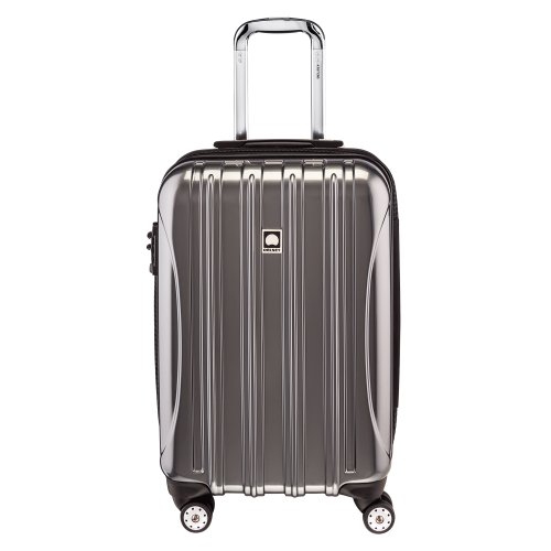 0098376019207 - DELSEY LUGGAGE HELIUM AERO CARRY-ON SPINNER TROLLEY, TITANIUM, ONE SIZE