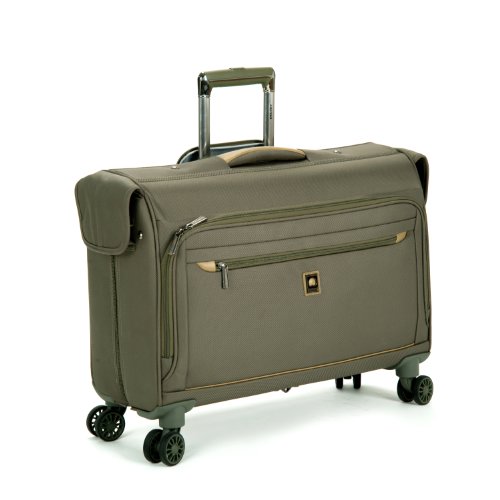 0098376022009 - DELSEY LUGGAGE HELIUM X'PERT LITE 2.0 CARRY ON SPINNER TROLLEY GARMENT BAG, GREEN, ONE SIZE