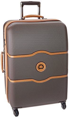 0098376026380 - DELSEY LUGGAGE CHATELET 24 INCH SPINNER TROLLEY, BROWN, ONE SIZE