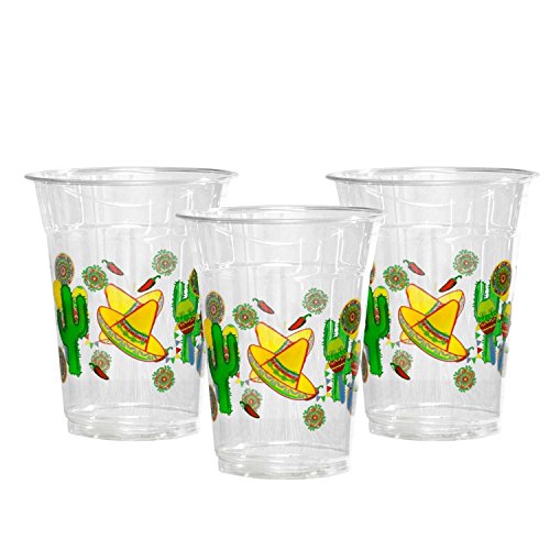 0098382520186 - PARTY ESSENTIALS NW PARTY NORTHWEST ENTERPRISES SOFT PLASTIC PRINTED PARTY CUPS,