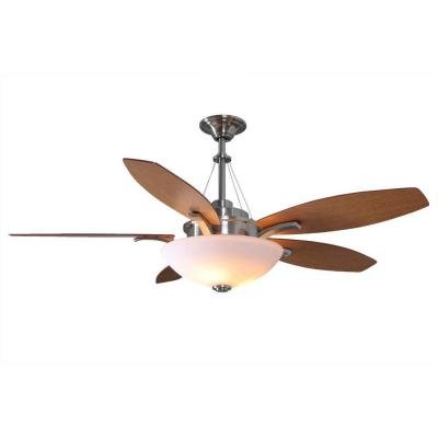 9854211545543 - BROOKEDALE 60 IN. BRUSHED NICKEL CEILING FAN - CANNOT BE SHIPPED TO THE FOLLOWING STATES: AK,HI,MILTARY ADDRESS OR PO BOX