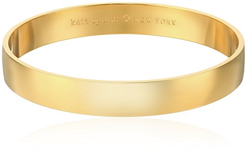 0098686171213 - KATE SPADE NEW YORK WOMENS IDIOM BANGLES SOLID GOLD GOLD ONE SIZE
