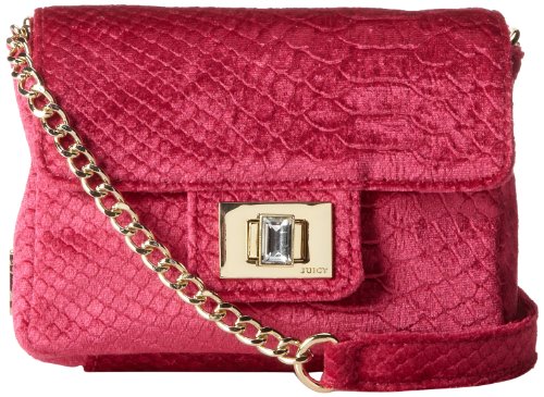0098689641607 - JUICY COUTURE HOLLYWOOD HILLS COBRA MINI G CROSS BODY BAG,CASHMERE ROSE,ONE SIZE
