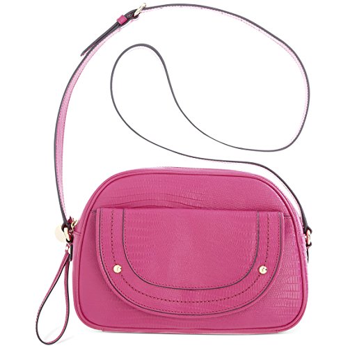 0098689668963 - JUICY COUTURE SIERRA MOD LEATHER SATCHEL CASHEMERE ROSE YHRU3850