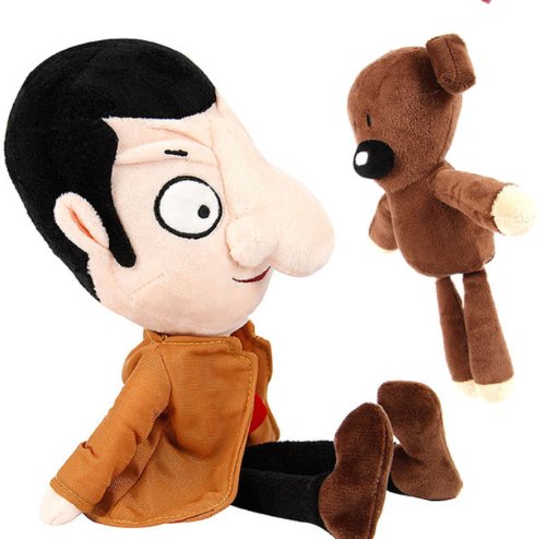 9887466883887 - MR.BEAN IMAGE 17 INCH 45CM OFFICIAL RARE PLUSH TOY DOLL WITH BEAR