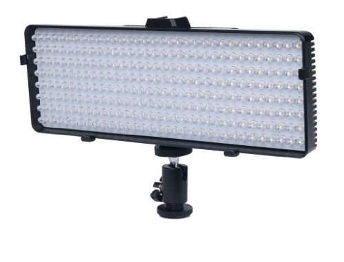 0989898688067 - POLAROID 320 LED DIMMABLE, VARI-TEMP SUPER BRIGHT LED LIGHT FOR DIGITAL SLR CAMERAS & CAMCORDERS