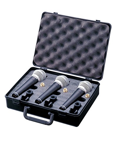 0989898819966 - SAMSON R21 DYNAMIC VOCAL MICROPHONE - 3-PACK WITH CASE