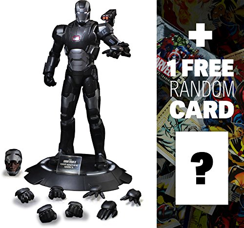 9899999479086 - WAR MACHINE II: PLAY IMAGINATIVE SUPER ALLOY X IRON MAN 1/4TH SCALE ACTION FIGURE + 1 FREE OFFICIAL MARVEL TRADING CARD BUNDLE