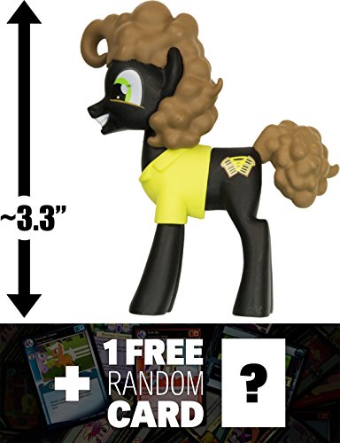 9899999508762 - BLACK CHEESE SANDWICH: ~3.3 MY LITTLE PONY X FUNKO MYSTERY MINIS MINI-FIGURE SERIES #3 + 1 FREE OFFICIAL MY LITTLE PONY TRADING CARD BUNDLE