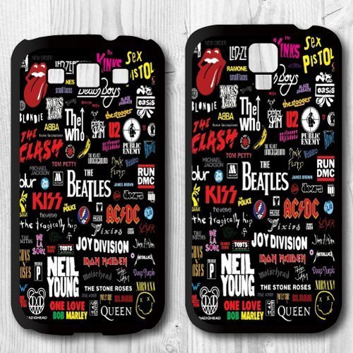 9906130023159 - FOR SAMSUNG GALAXY S4 / S3 CASE, MUSIC BANDS PATTERN PROTECTIVE HARD PHONE COVER SKIN CASE FOR SAMSUNG GALAXY S3 +SCREEN PROTECTOR