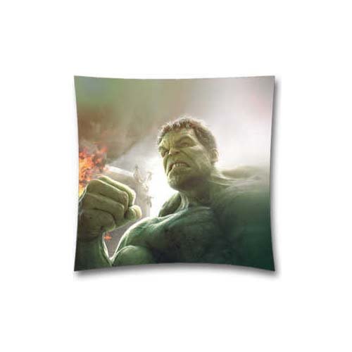 9920878584277 - AVENGERS AGE OF ULTRON HULK HERO ART THROW PILLOW COVERS FOR RV, SOFA AND BED 18X18 INCH (45X45 CM)