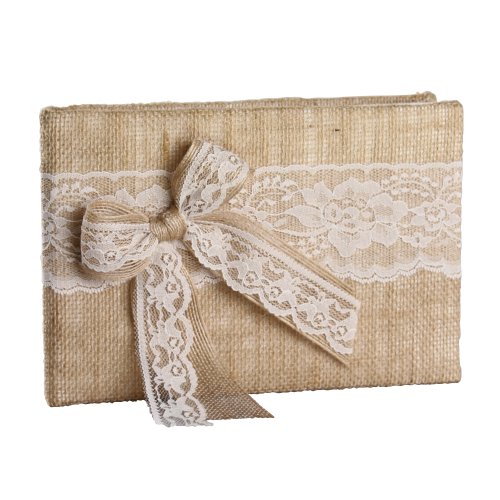 0099231017734 - IVY LANE DESIGN COUNTRY ROMANCE GUEST BOOK, IVORY