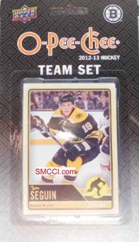 0099304287637 - NHL BOSTON BRUINS 2012/13 UPPER DECK O-PEE-CHEE TEAM CARD SET (17 CARDS)