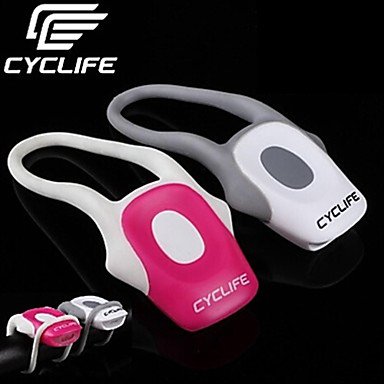 9945015564639 - XXL CYCLIFE CL-107 2 MODE SAFETY LIGHTS BATTERY CR2025 CYCLING , WHITE-RED