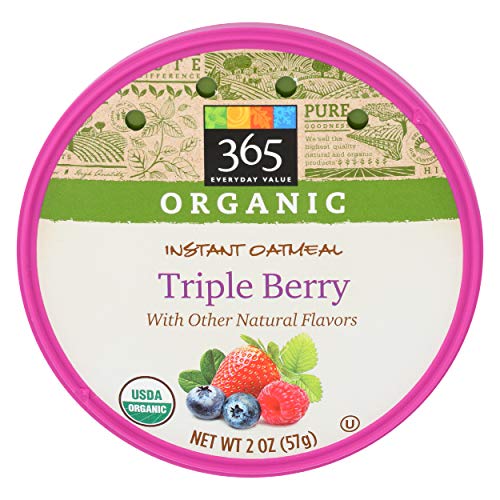 0099482479787 - 365 EVERYDAY VALUE, ORGANIC INSTANT OATMEAL, TRIPLE BERRY, 2 OZ