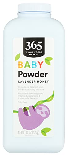 0099482487515 - 365 BY WHOLE FOODS MARKET, BABY POWDER, 15 OUNCE