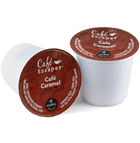 0099555008135 - CAFE ESCAPES CAFE CARAMEL COFFEE KEURIG K-CUPS