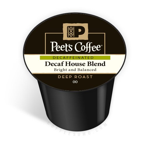 0099555065442 - PEET'S COFFEE & TEA DECAF HOUSE BLEND K-CUP PORTION PACK FOR KEURIG K-CUP BREWERS, 22 COUNT