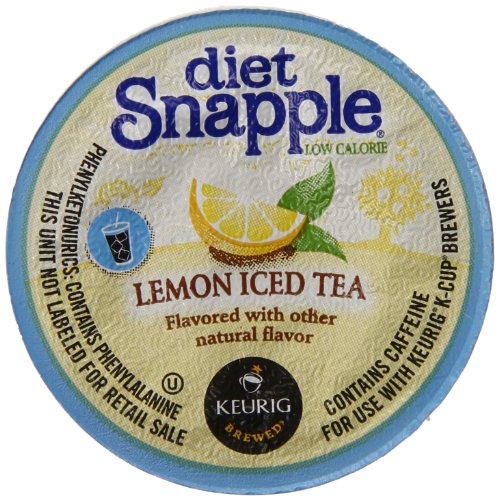 0099555066210 - SNAPPLE DIET ICED TEA, LEMON, 22 COUNT