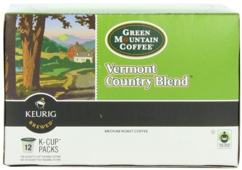 0099555085334 - GREEN MOUNTAIN COFFEE K-CUP, VERMONT COUNTRY, 12-COUNT