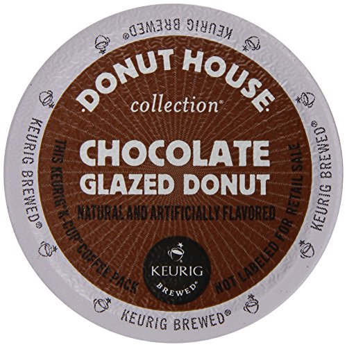 0099555087239 - DONUT HOUSE COLLECTION COFFEE, CHOCOLATE GLAZED DONUT, K-CUP PORTION PACK FOR KE