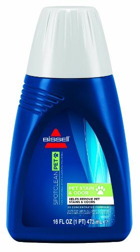 0099563257259 - BISSELL 2X PET STAIN & ODOR PORTABLE MACHINE FORMULA, 16 OUNCES, 74R71